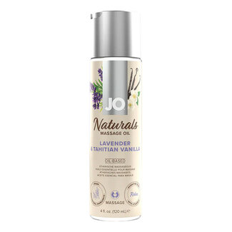 Jo Naturals Massage Oil, Lavender and Tahitian Vanilla