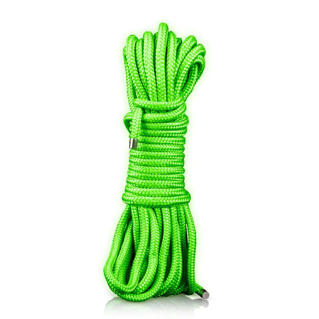 Ouch Glow in the Dark Rope, 33 feet Neon Green