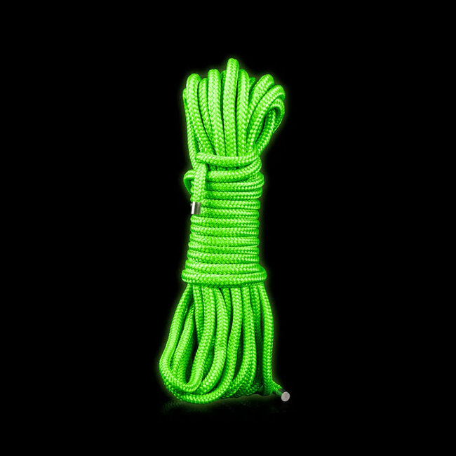Ouch Glow in the Dark Rope, 33 feet Neon Green