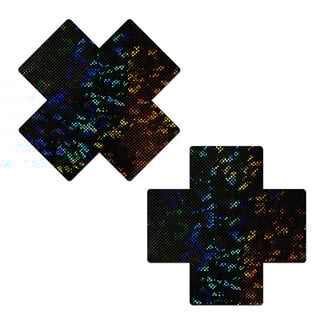 Coverage: Black Disco Ball Full Breast Covers