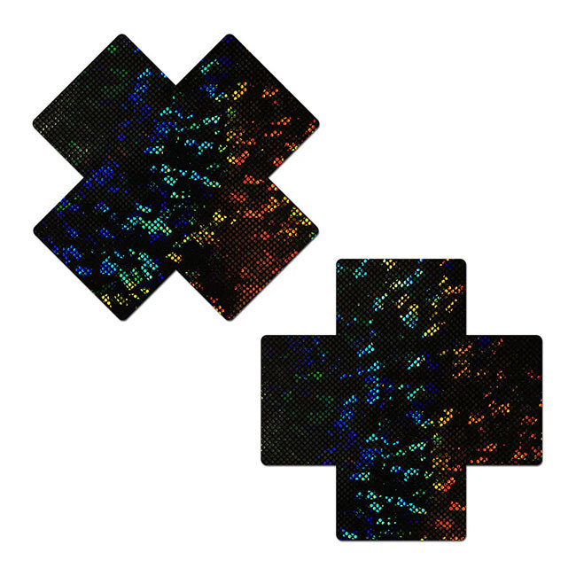 Coverage: Black Disco Ball Full Breast Covers