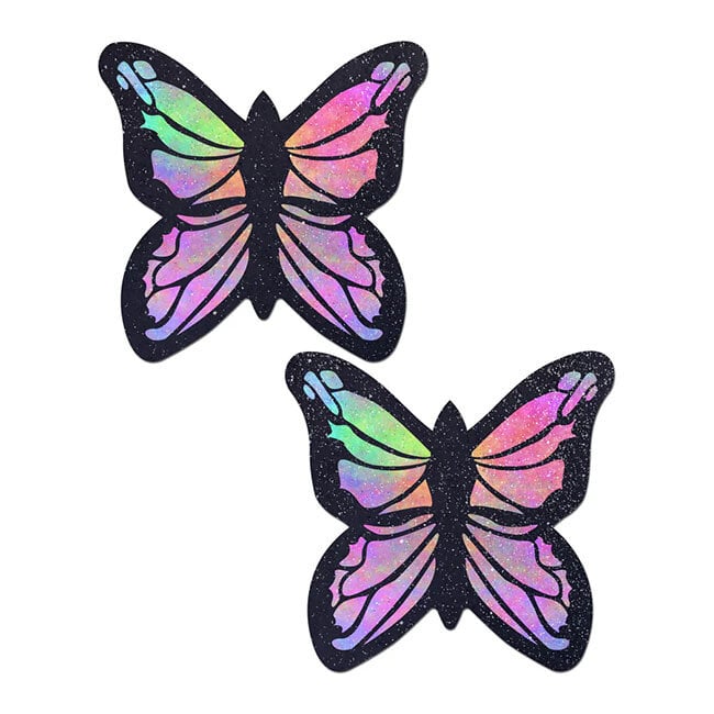 Coverage: Butterfly Rainbow Twinkle Velvet Full Breast Covers