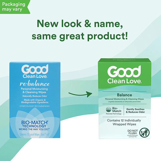 Good Clean Love Rebalance Cleansing Wipes