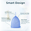 Saalt Menstrual Cup, Size Regular Ocean Blue