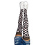 Kix'ies Game Day Thigh High, Black and White