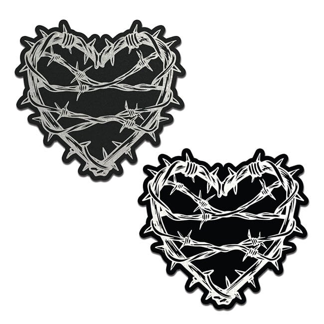 Barbed Wire Heart Pasties