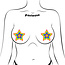 Glitter Pumping Star Pasties Rainbow