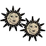 Sunburst Sun and Moon Faces Pasties