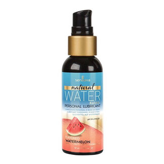 Sensuva Natural Water-Based Lube, Watermelon Flavor