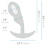 B-Vibe Vibrating P-Spot Snug Plug, Small