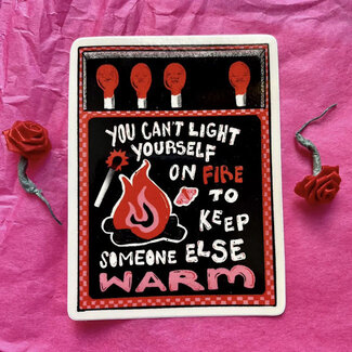 Sticker: Can't Light Yourself On Fire