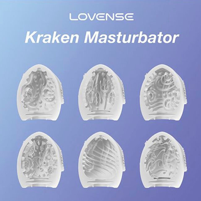 Lovense Kraken Egg Masturbator, 6-pack (mixed designs)