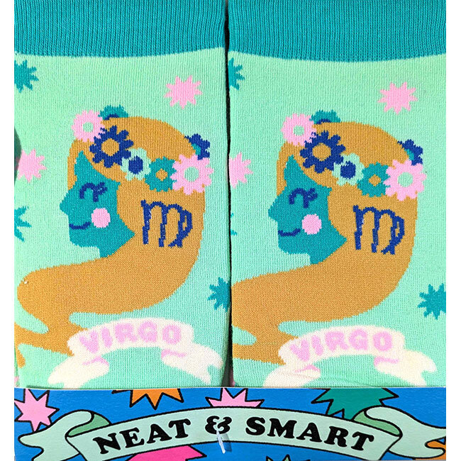 Zodiac Socks and Card Gift Set: Virgo