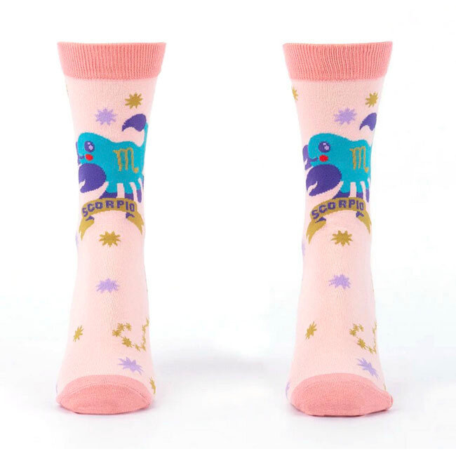 Zodiac Socks and Card Gift Set: Scorpio