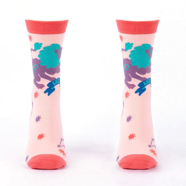 Zodiac Socks and Card Gift Set: Leo