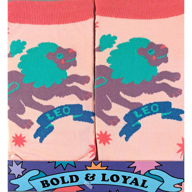 Zodiac Socks and Card Gift Set: Leo