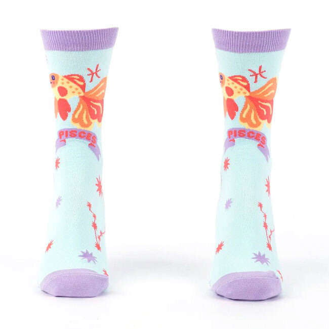 Zodiac Socks and Card Gift Set: Pisces