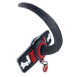 Oxballs Tail Handler Belt-Strap Show Tail, Red and Black