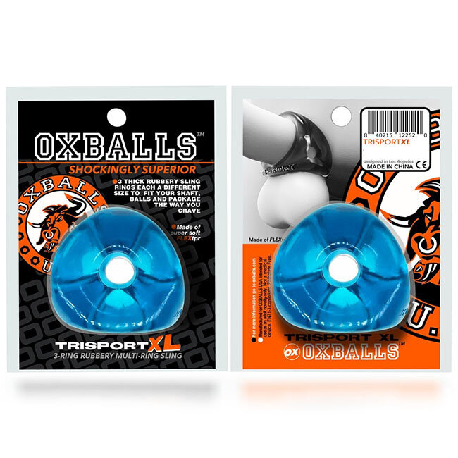 Oxballs Trisport XL Cock Sling, Space Blue
