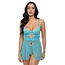 Emma Flyaway Babydoll 72-11936, Beach Blue size 1X