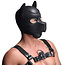 Spike Neoprene Puppy Hood, Black/Black