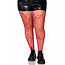 Flame Net Tights 9288, Red