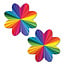 Kaleidoscope Petal Pasties, Rainbow