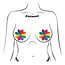 Kaleidoscope Petal Pasties, Rainbow