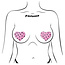 Heart w/ Polka Dot Pasties, Pink/Black
