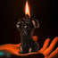 Bound Goddess Drip Candle, Black