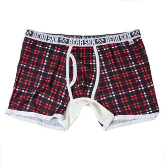 Bear Skn Boxer Brief, Flaming Plaid