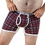 Bear Skn Boxer Brief, Flaming Plaid