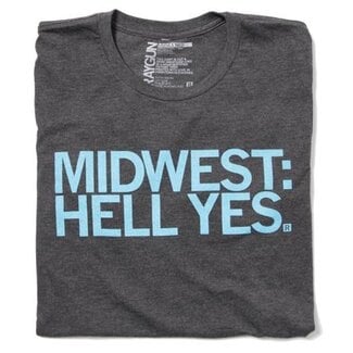 Midwest Hell Yes T-shirt Fitted Hourglass Cut