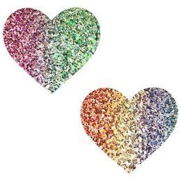 Nipztix Heart Glitter Multicolor Heart Pasties