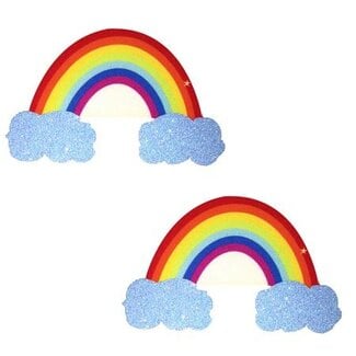 Nipztix Rainbow Glitter Cloud Pasties