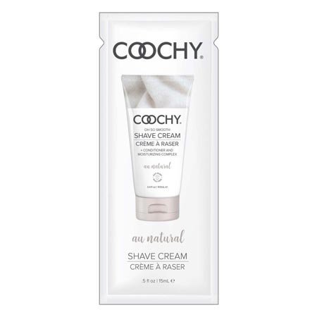 Coochy Shave Cream, Au Natural Pillow Pack