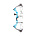 Diamond Archery Prism RTH RH 5-55# Electric Blue
