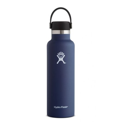 HydroFlask 21oz Standard Mouth Flex Cap Cobalt