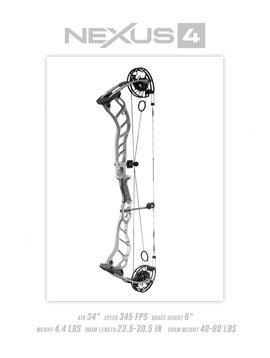 prime Nexus 4 RH 60 Grizzley Brown