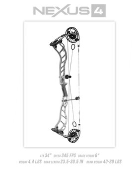 prime Nexus 4 RH 60 Grizzley Brown