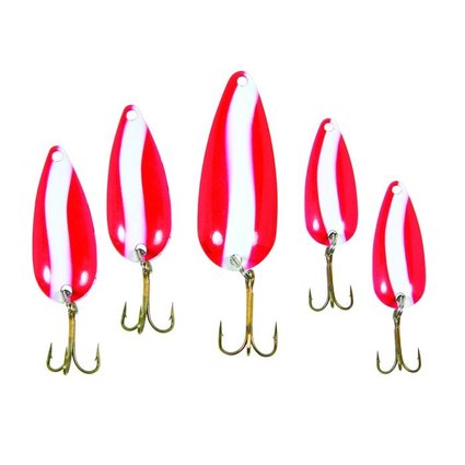 eagleclaw Dooms Day spoons red 5 pk