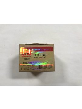 Hornady 22 hornet 35 gr v-max varmint express