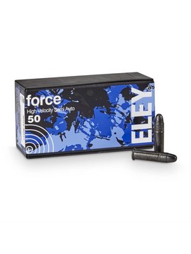 Eley 22 l.r. Force 42 gr HV  blue/blk box