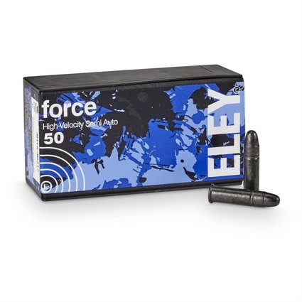Eley 22 l.r. Force 42 gr HV  blue/blk box