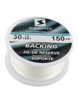 Superfly Flyline Backing 30lb 150yd White