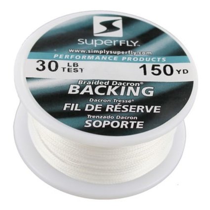 Superfly Flyline Backing 30lb 150yd White