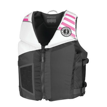 Mustang Survival Rev Young Adult Foam Vest Gray/White/Pink
