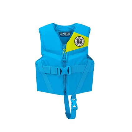 Mustang Survival Rev Child Foam Vest Azure Blue