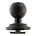 1" Ball With Low Profile Track Mount