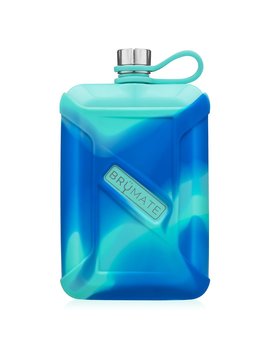 8oz Liquor Canteen Aqua Swirl